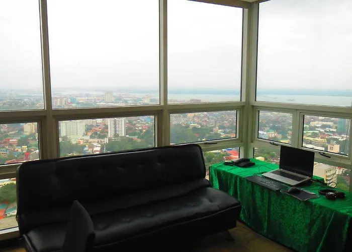 50sqm Studio W And Spectacular 26th Fl. Views Aparthotel Cebu Stadt